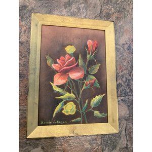Vintage rose painting